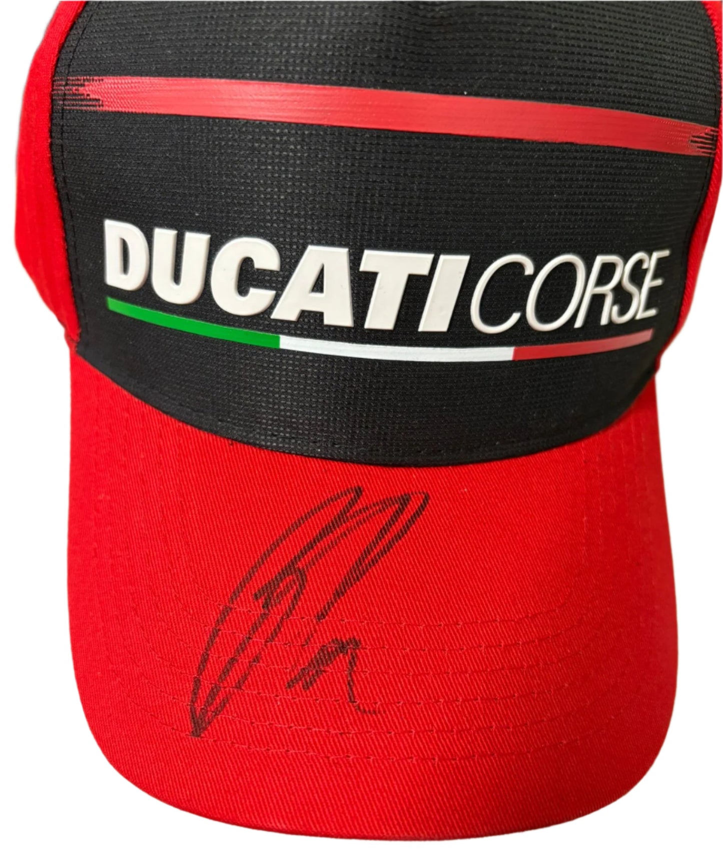 Francesco Bagnaia Signed #63 Ducati Corse MotoGP Cap + Dealer COA