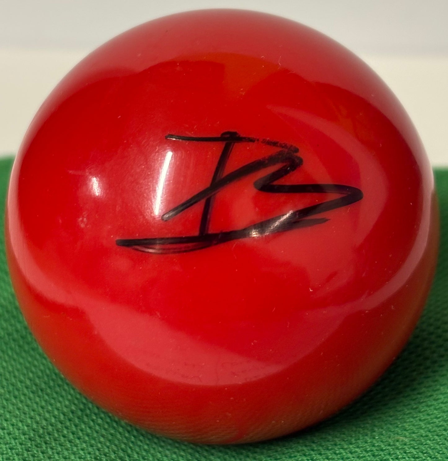 Austrian Snooker Player Florian Nuessle Signed Red Snooker Ball + Cert