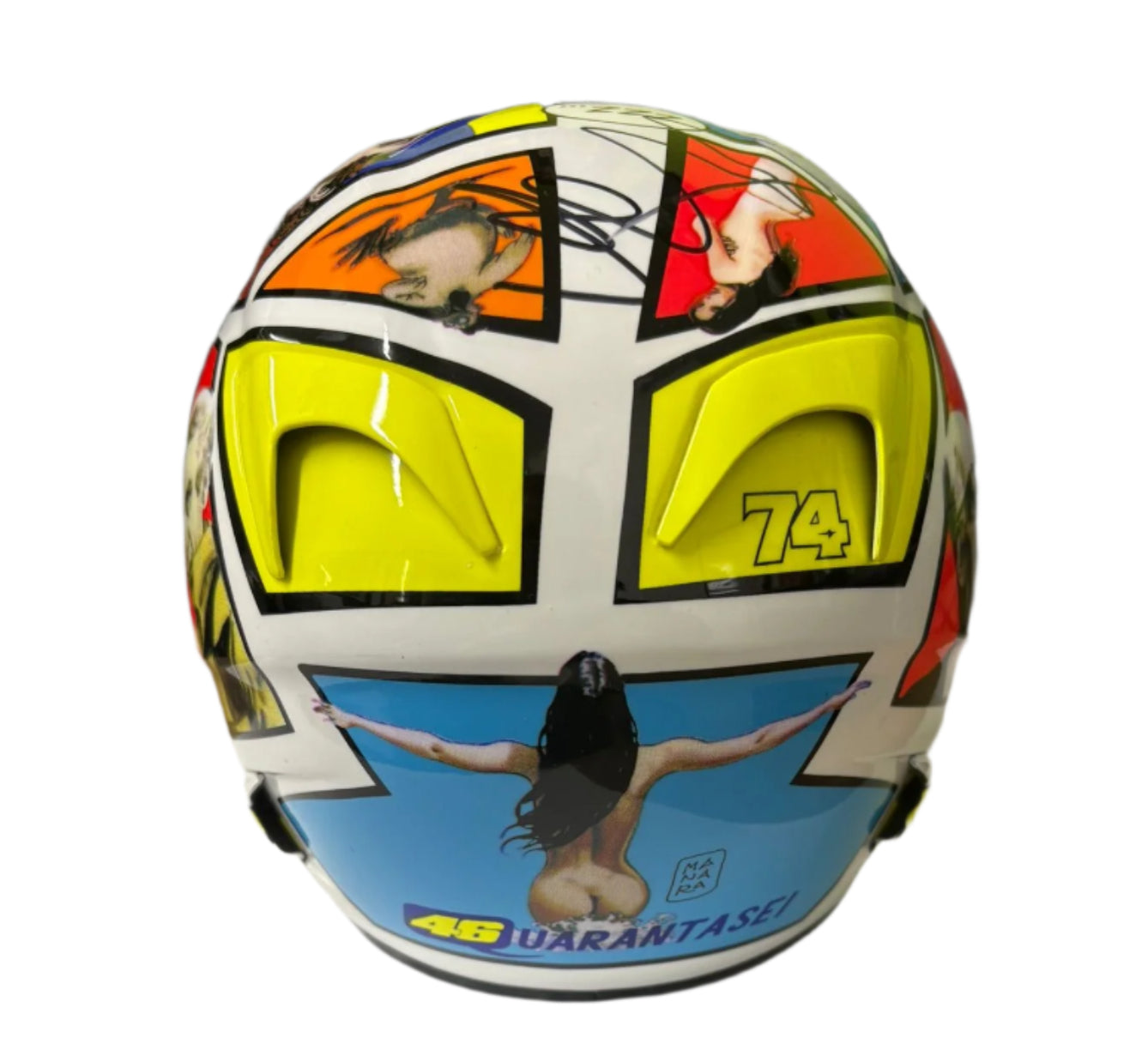 Valentino Rossi Signed Mugello 2006 Helmet (Milo Manara) 1:2 Scale + COA