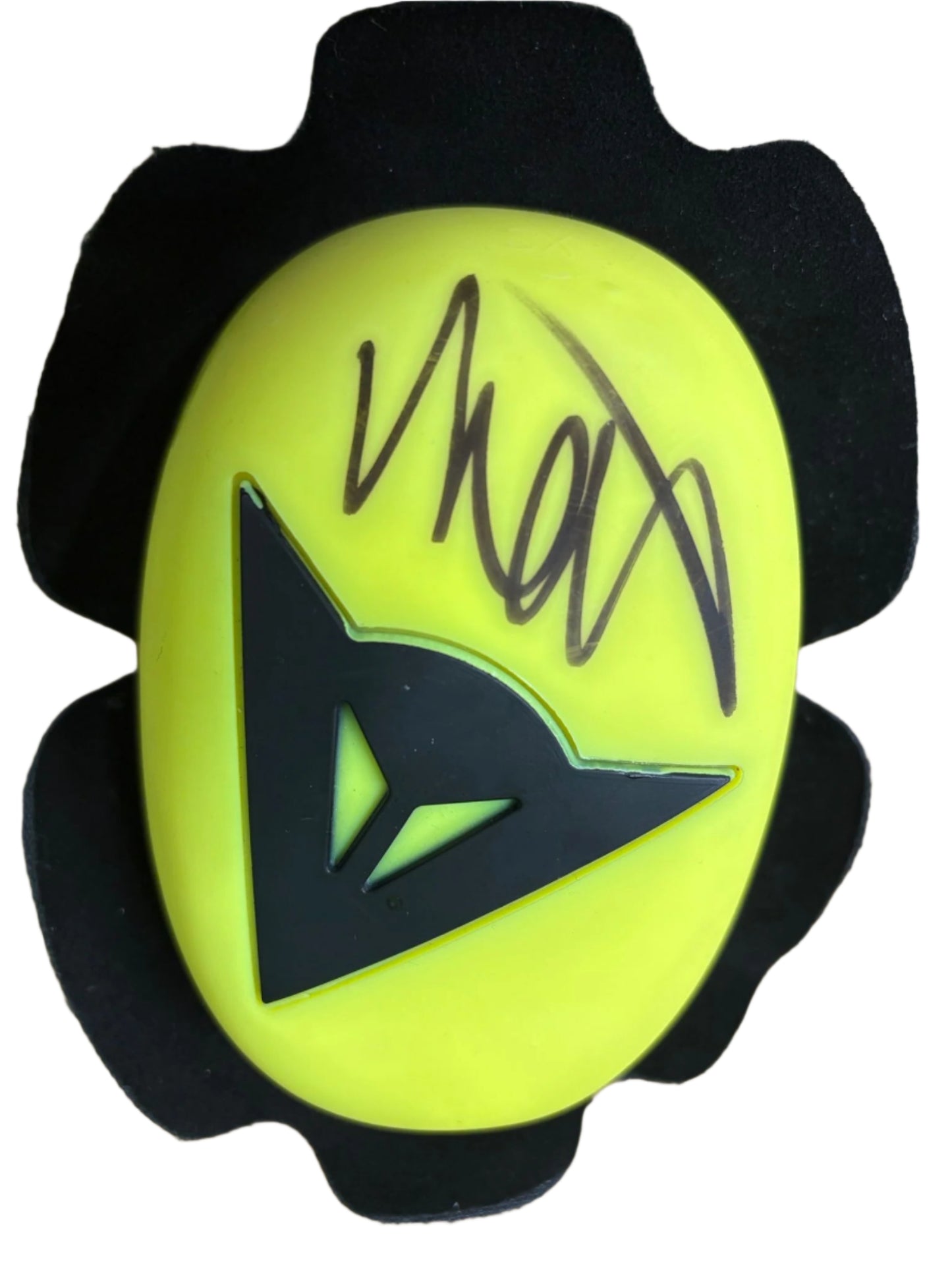 Valentino Rossi MotoGP World Champion Signed Dainese Knee Slider + Dealer COA