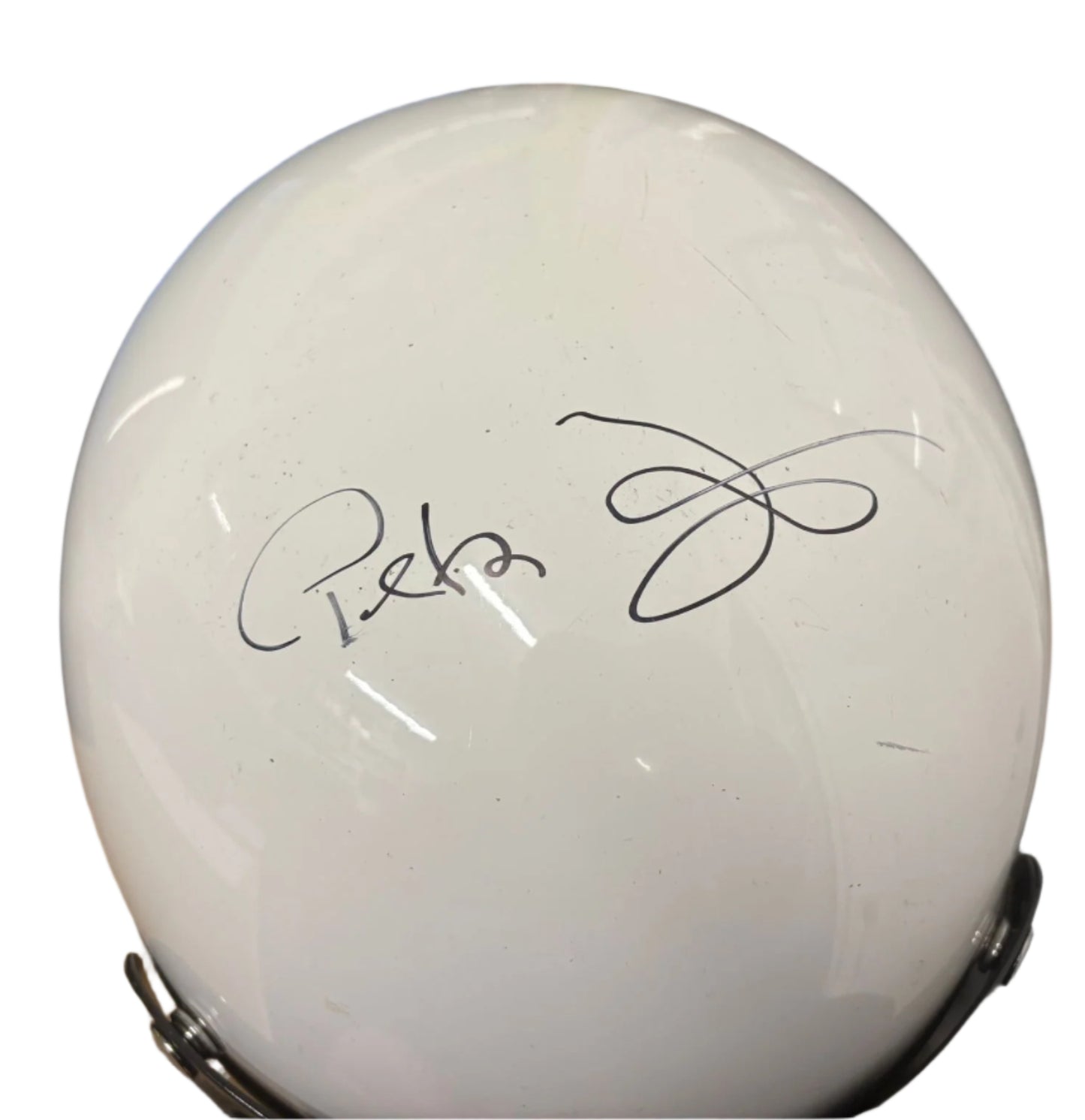 Peter Fonda - Golden Globe Award Winner & Easy Rider Actor Signed White Biker Helmet + Cert