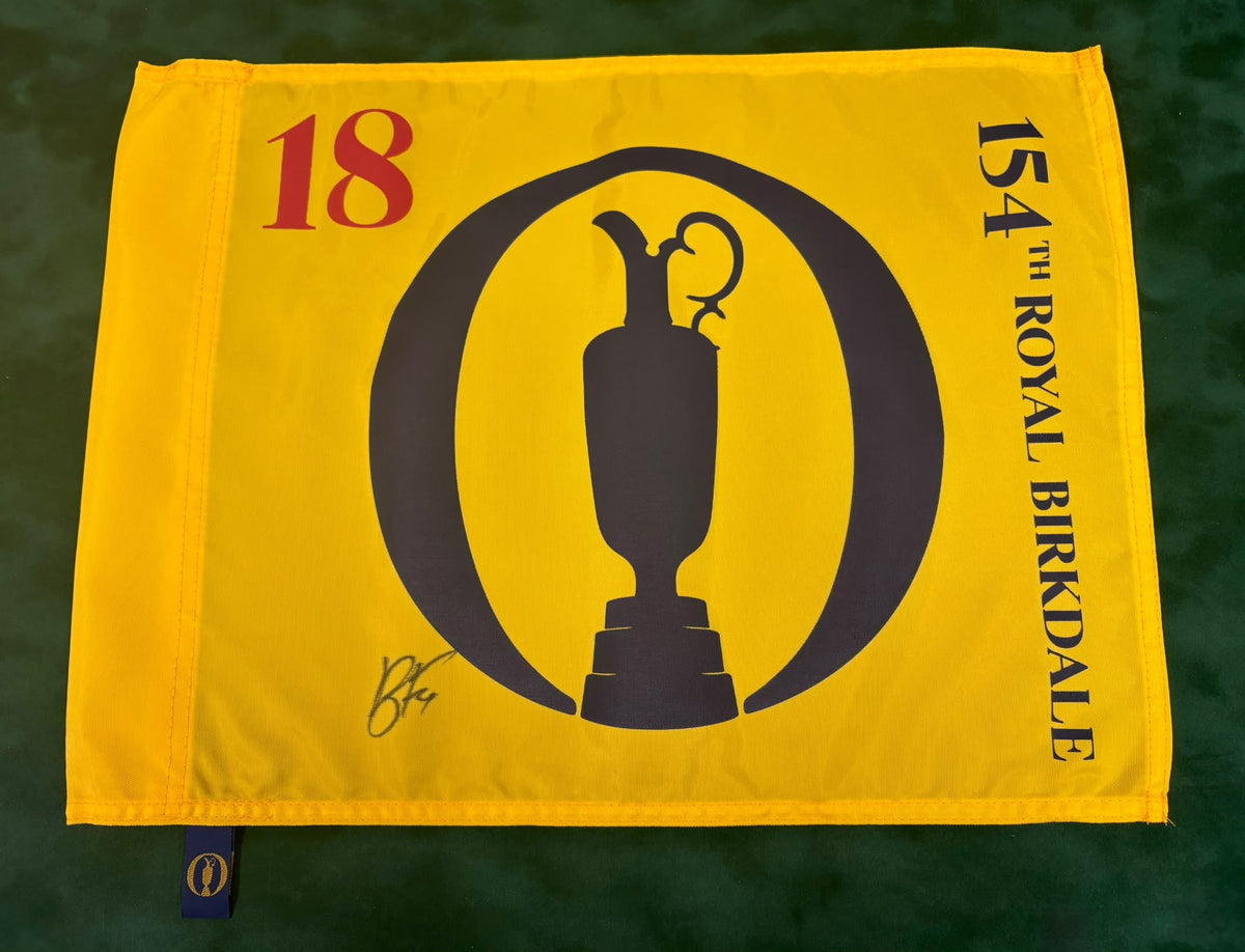 Ryan Fox 2026 Champion Golfer of The Year Signed Open Pin Flag + Dealer Cert