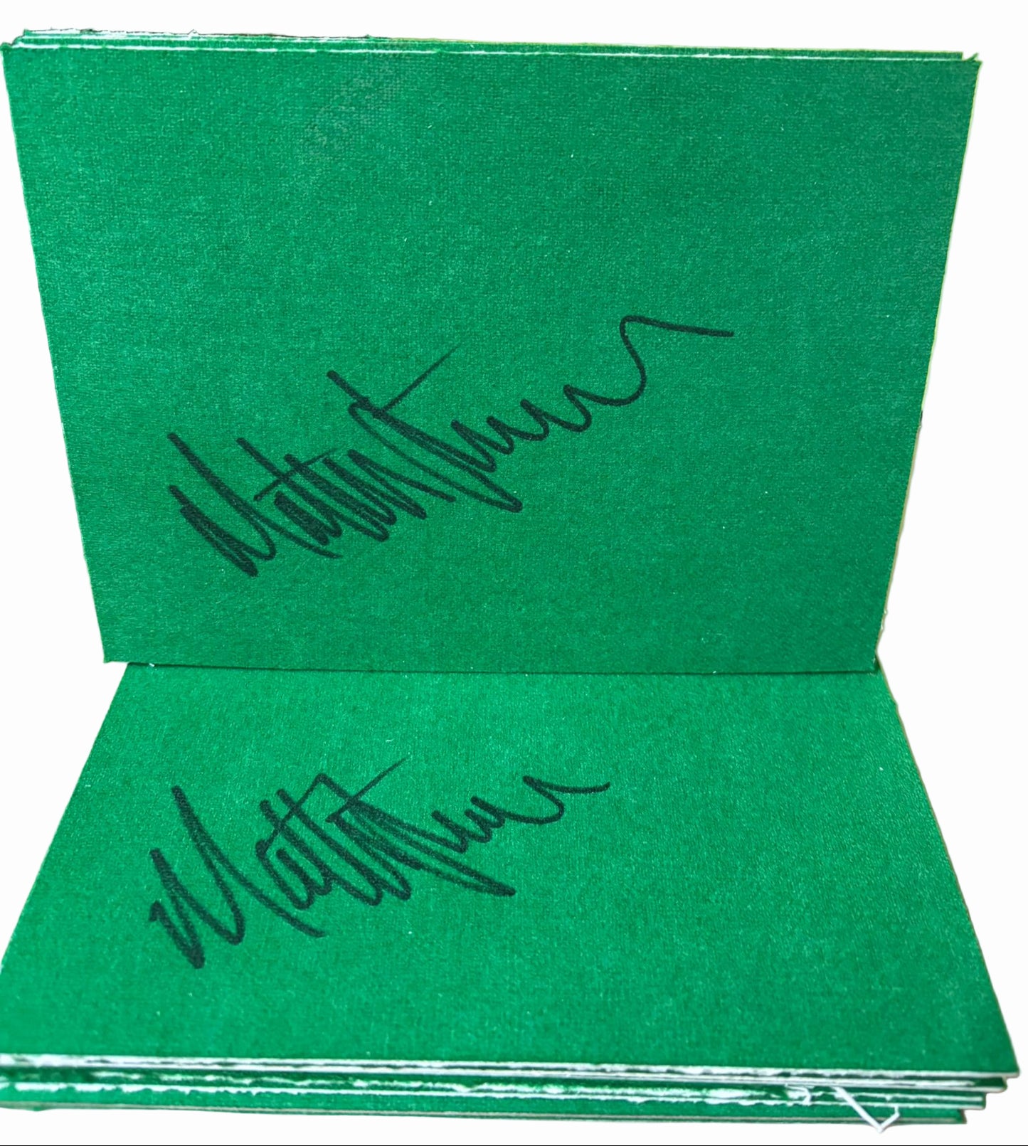 Matthew Stevens Signed Snooker Baize (8x6 inch approx) + Dealer COA