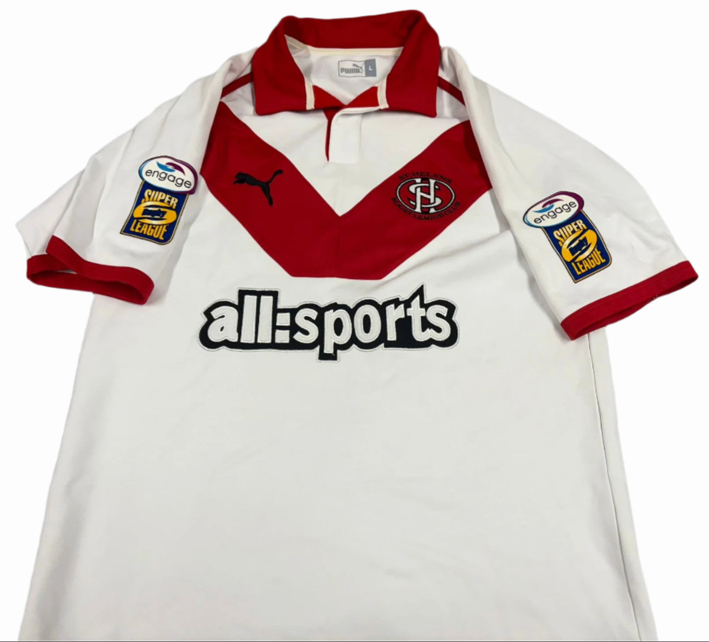 Jamie Lyon Signed 2006 St Helens Rugby League Shirt + Dealer COA