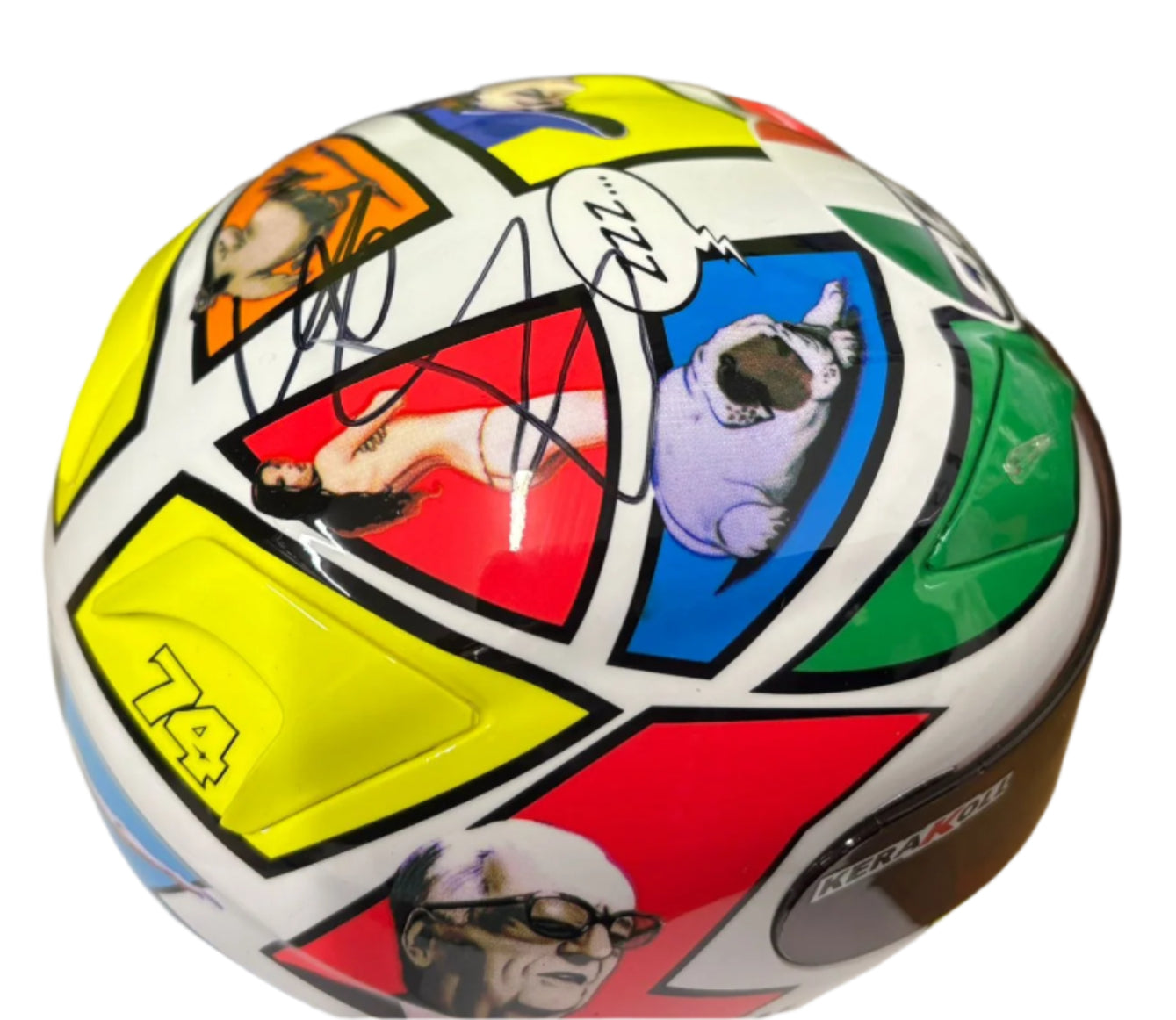 Valentino Rossi Signed Mugello 2006 Helmet (Milo Manara) 1:2 Scale + COA