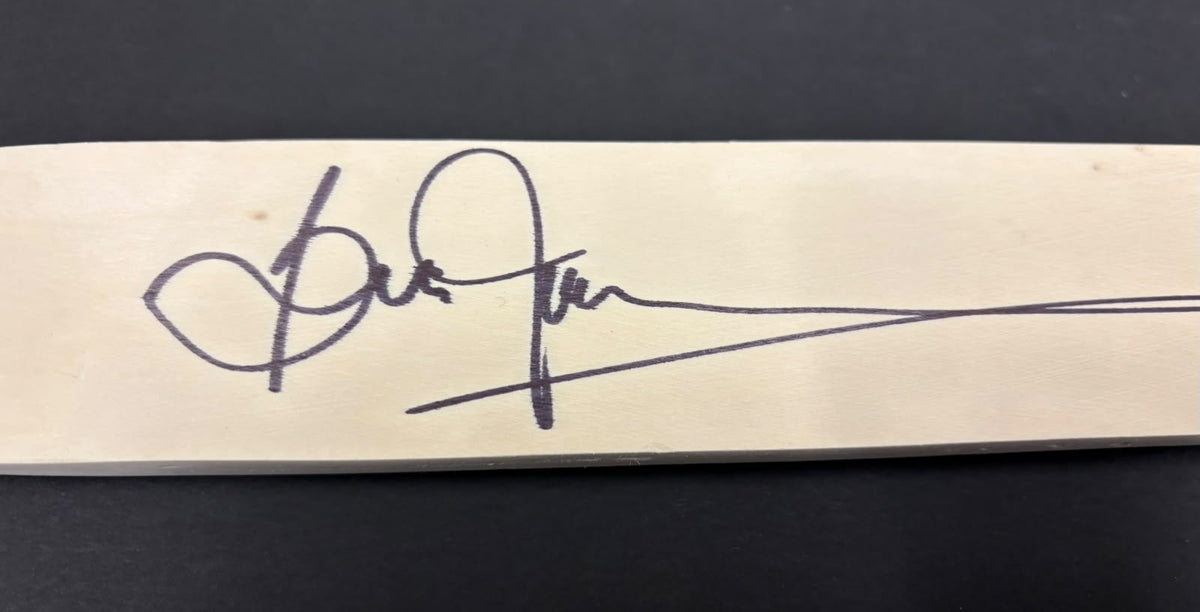 Brian Lara 'The Prince' - Star Cricket Batsmen Signed Mini Bat + Dealer Cert