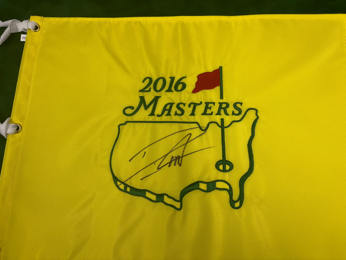 Danny Willett European Tour Golfer & 2016 Masters Champion Signed Pin Flag + COA