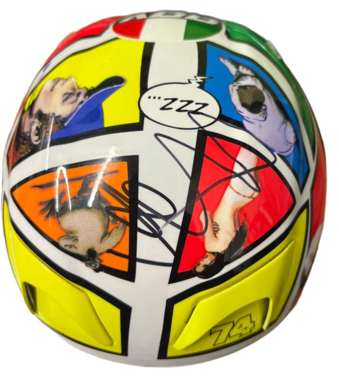 Valentino Rossi Signed Mugello 2006 Helmet (Milo Manara) 1:2 Scale + COA