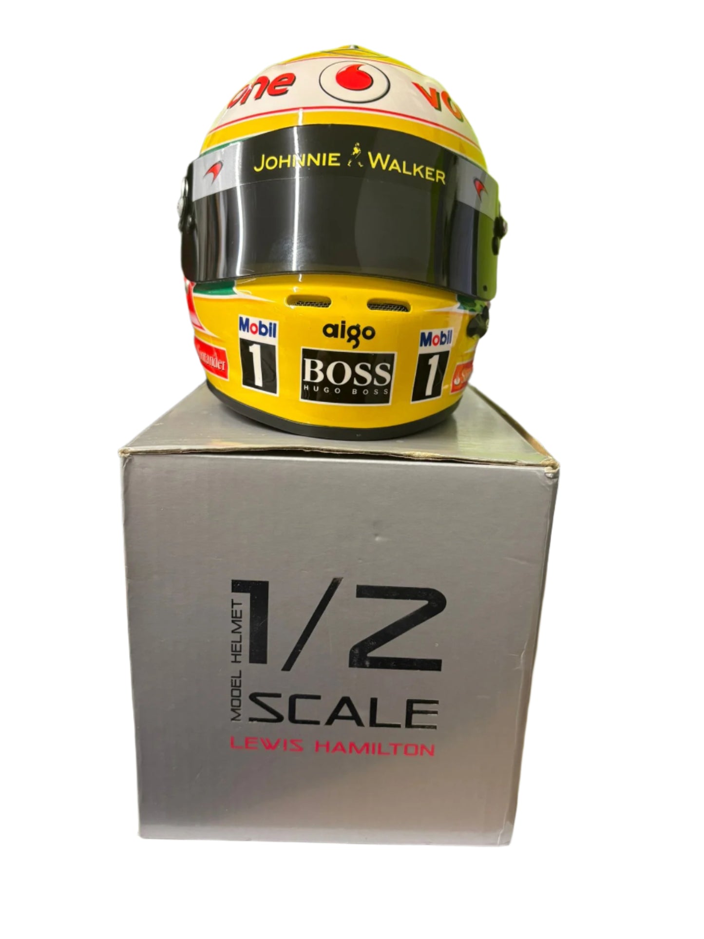 Lewis Hamilton Signed 2011 McLaren F1 (Formula One) 1/2 Scale Helmet RARE + Dealer COA