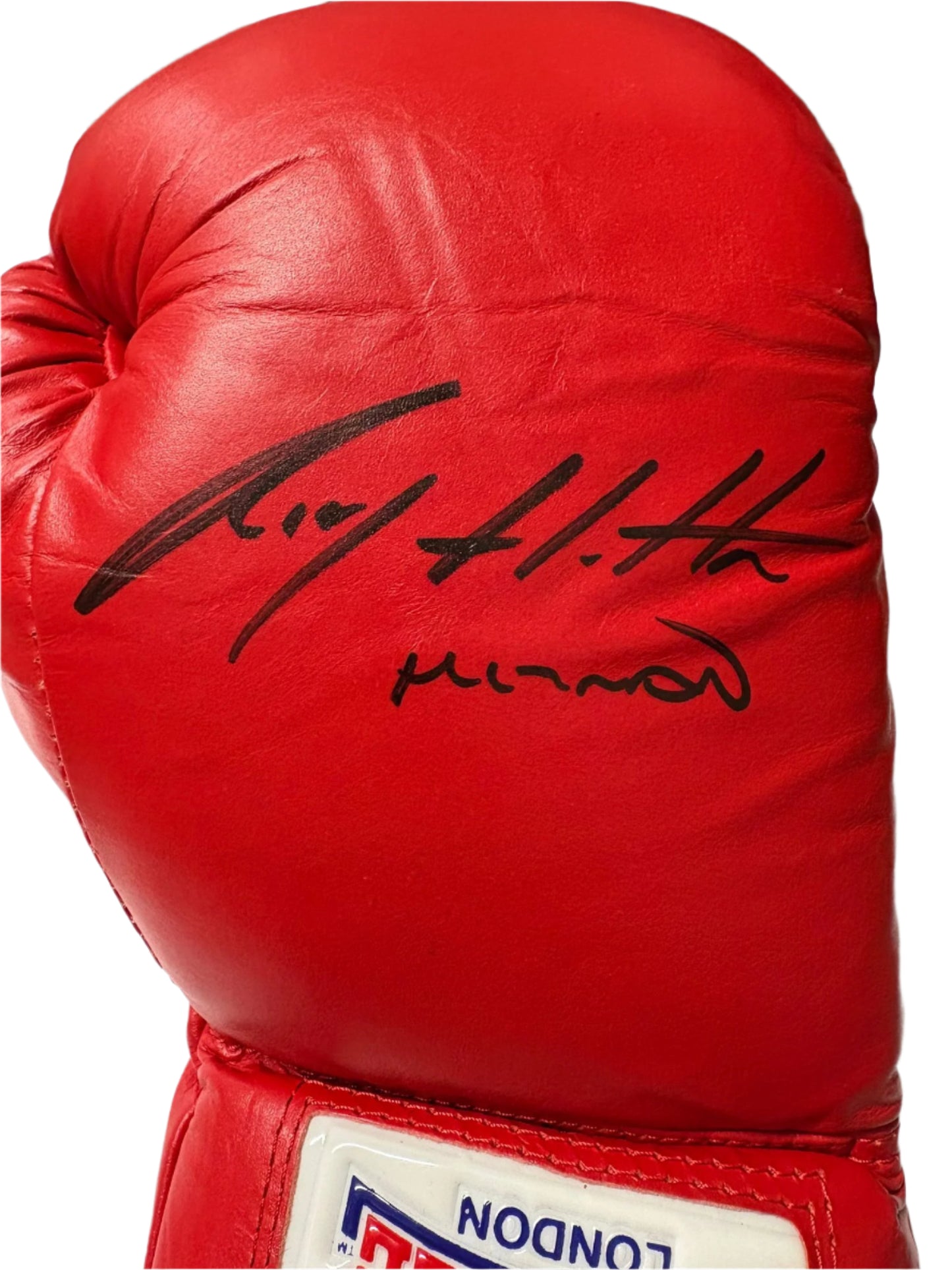 Ricky 'Hitman' Hatton Light Welterweight World Champion Signed Lonsdale Boxing Glove + Cert