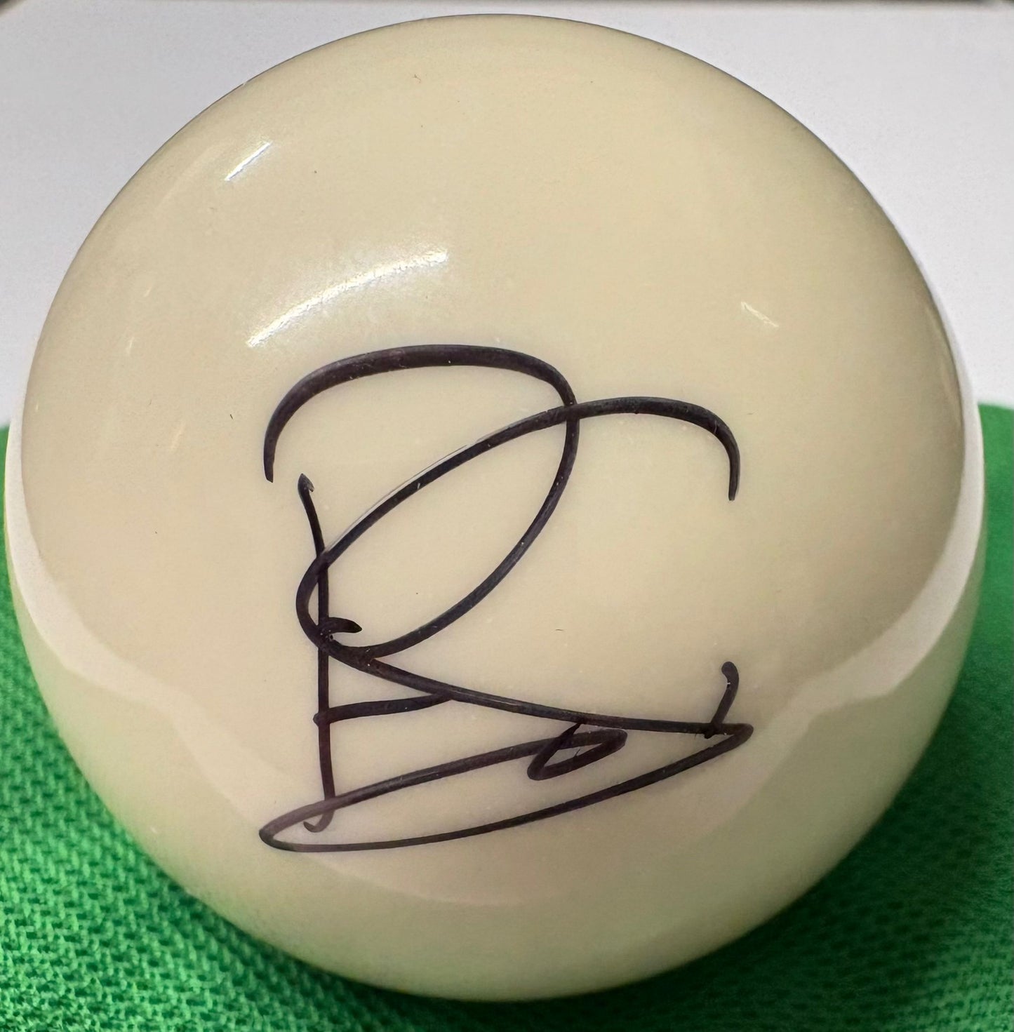 Rob Spencer Snooker Referee Signed WHITE Snooker Ball + Cert