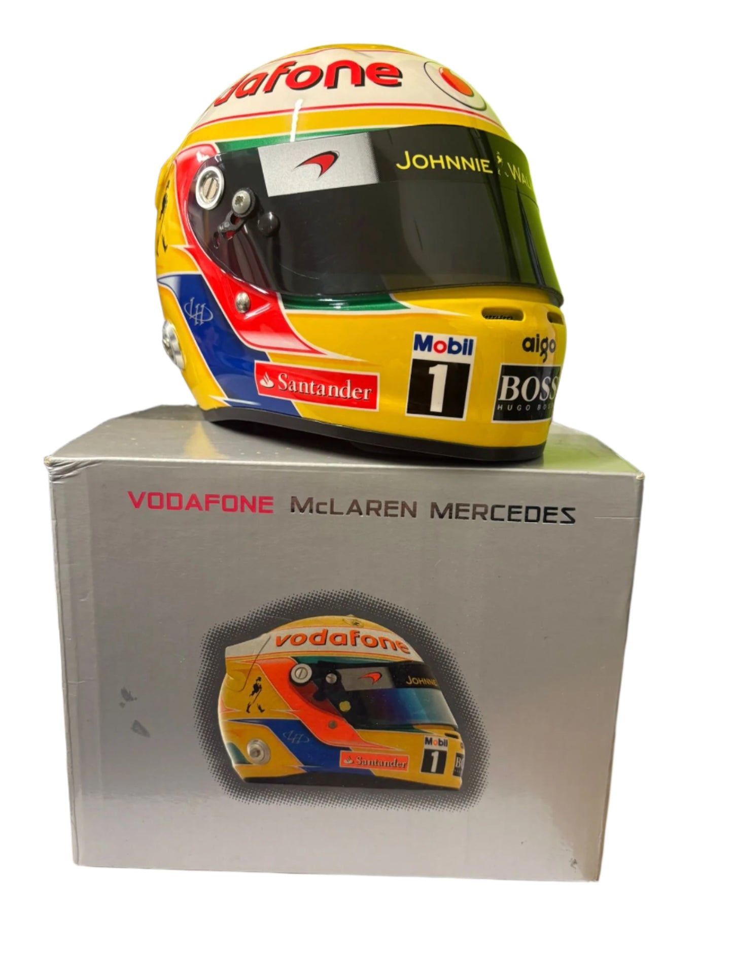Lewis Hamilton Signed 2011 McLaren F1 (Formula One) 1/2 Scale Helmet RARE + Dealer COA