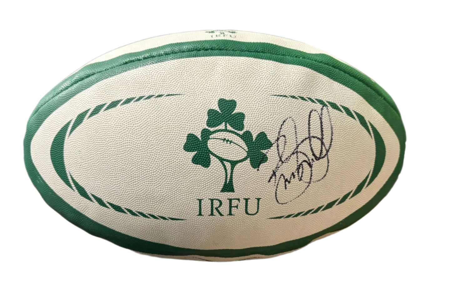 Irish Rugby Legend Brian O'Driscoll Signed IRFU Full Size Rugby Ball + Cert