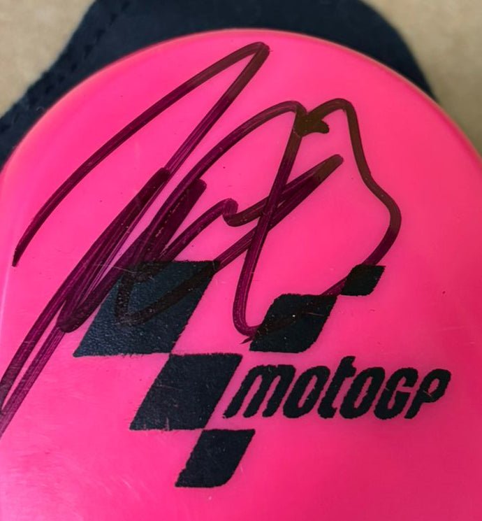 Jack Miller #43 Prima Pramac Yamaha MotoGP Rider Signed Pink MotoGP Knee Slider + COA
