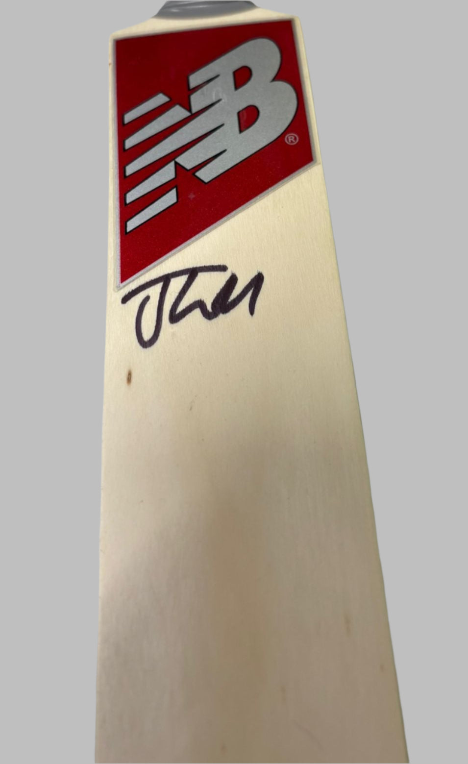 England & Surrey Cricketer Jamie Smith Signed Mini NB Cricket Bat + Dealer COA