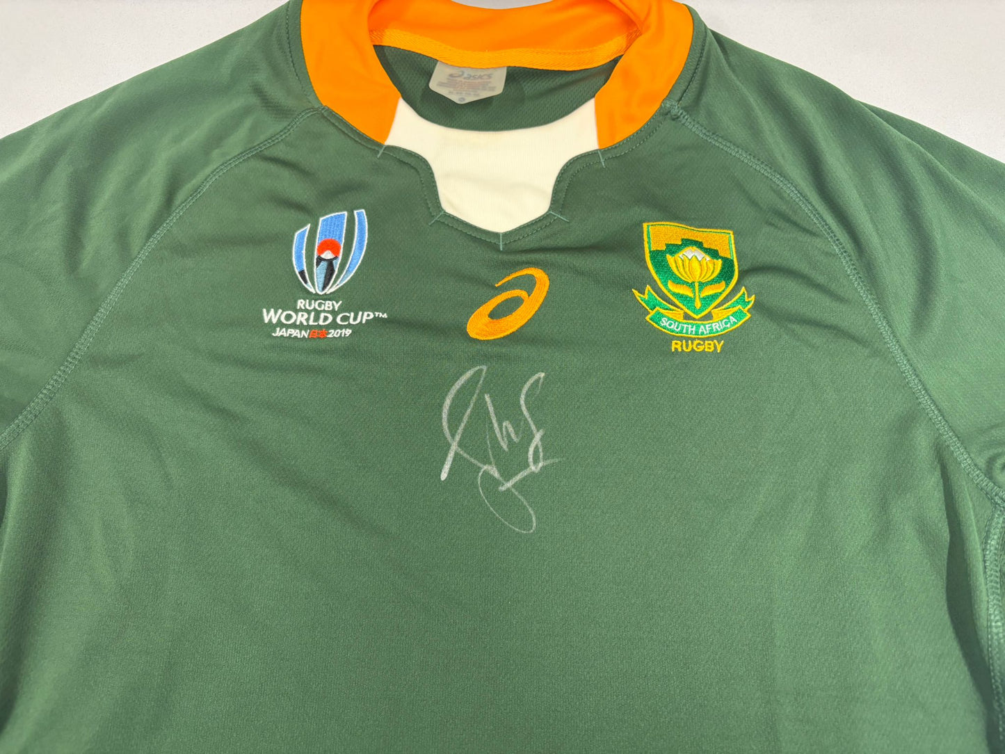 South Africa Rugby Captain Siya Kolisi Signed 2019 Rugby World Cup Shirt + Cert