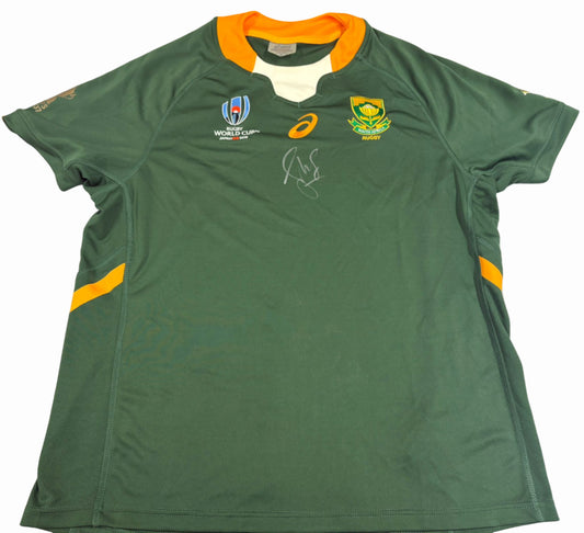South Africa Rugby Captain Siya Kolisi Signed 2019 Rugby World Cup Shirt + Cert