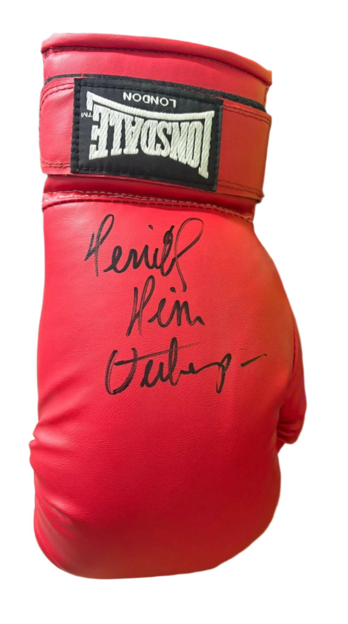 'Terrible' Tim Witherspoon 2x World Heavyweight Boxer Signed Lonsdale Boxing Glove + Cert