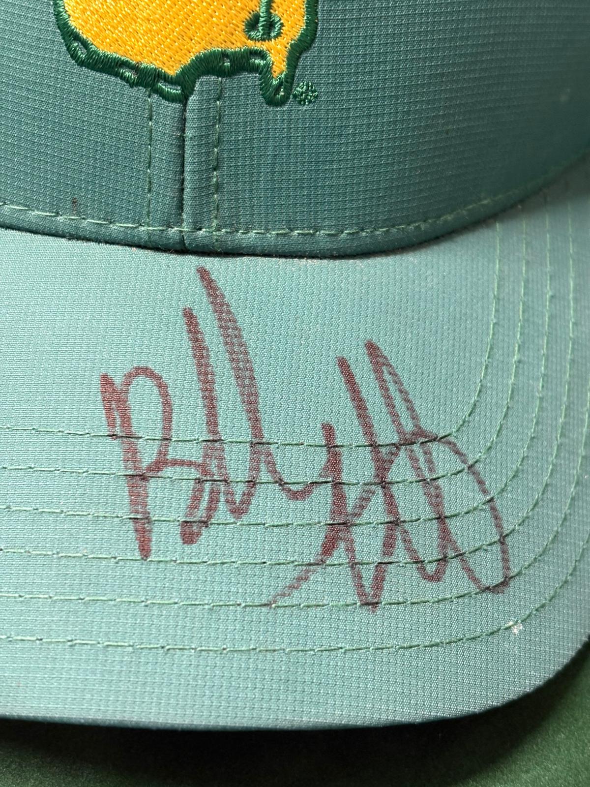 Masters Golf Cap Signed by Two-Time Champion Bubba Watson + Dealer COA