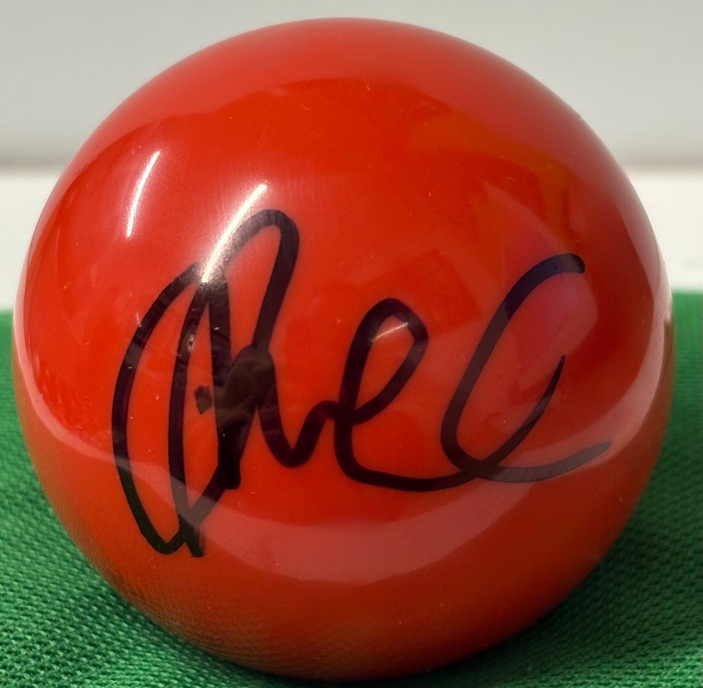‘The Glaswegian Gladiator’ Anthony McGill Signed Red Snooker Ball + COA