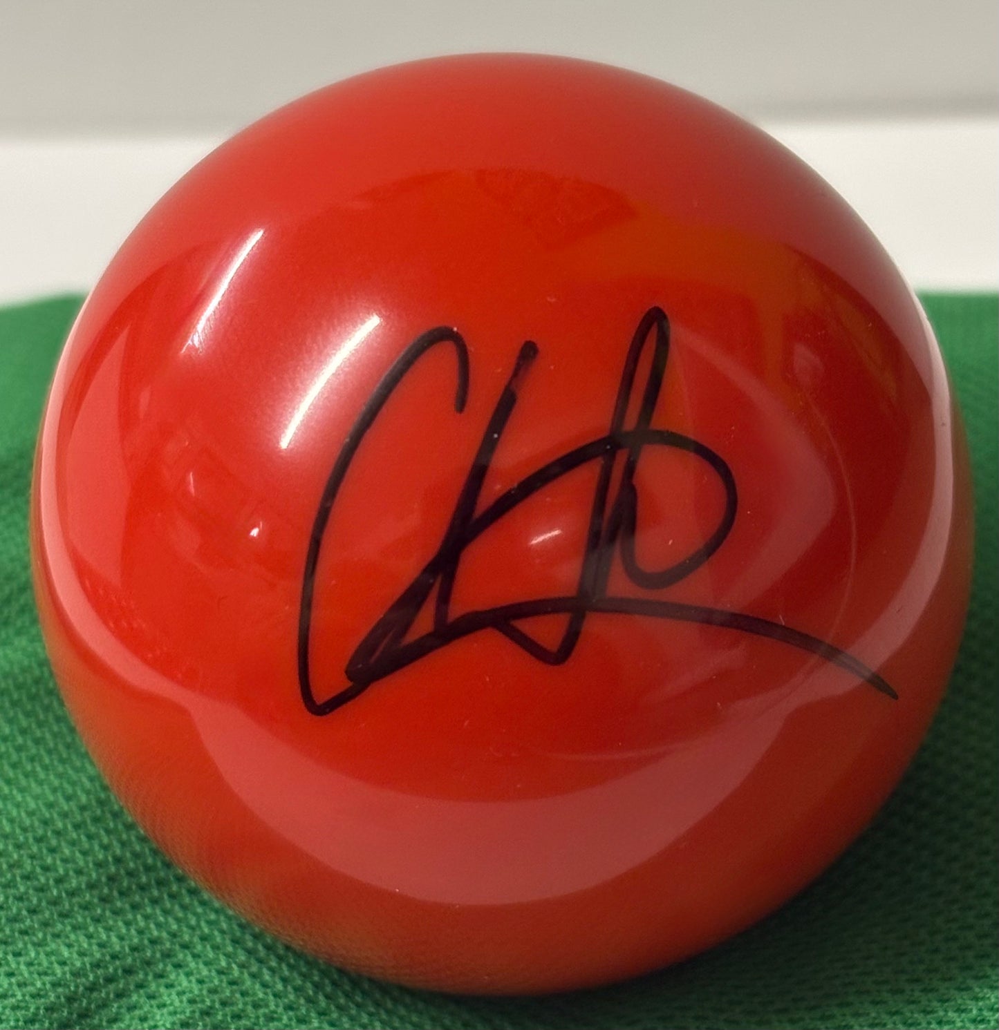 World Snooker Tour Player Chris Wakelin Signed Red Full Size Snooker Ball + COA