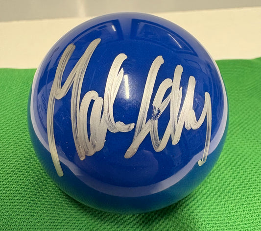 Mark Selby Signed BLUE Snooker Ball + Dealer COA