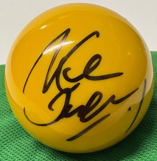Ken Doherty Signed YELLOW Snooker Ball with COA