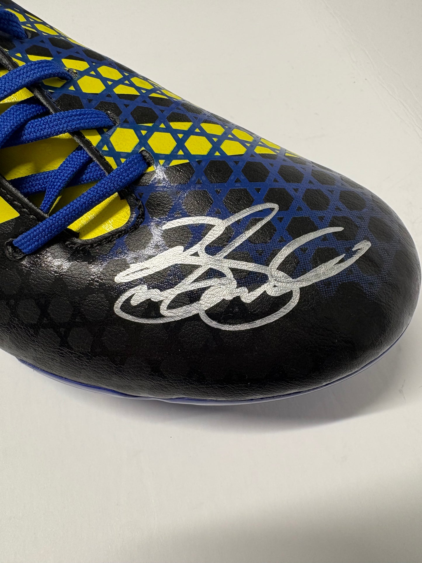 Brian O'Driscoll Signed Black & Yellow Adidas Rugby Boot In Acrylic Case with COA