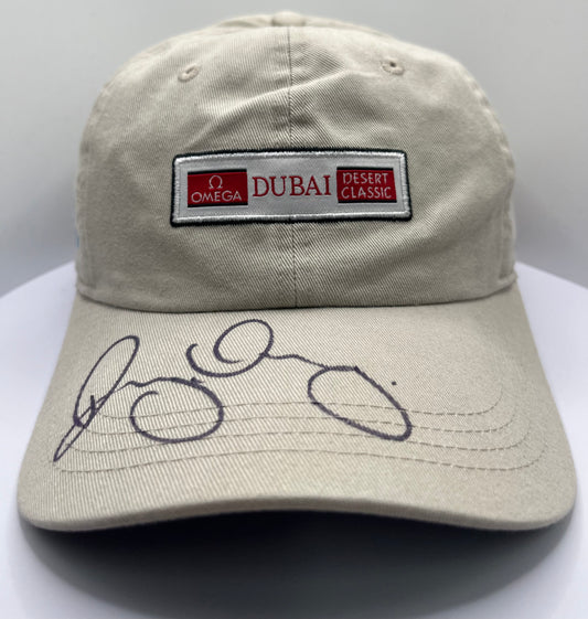 Rory McIlroy Signed Omega Dubai Desert Classic Golf Cap with COA