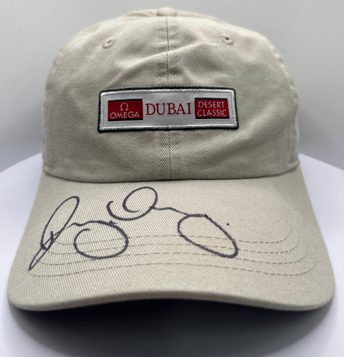 Rory McIlroy Signed Omega Dubai Desert Classic Golf Cap with COA