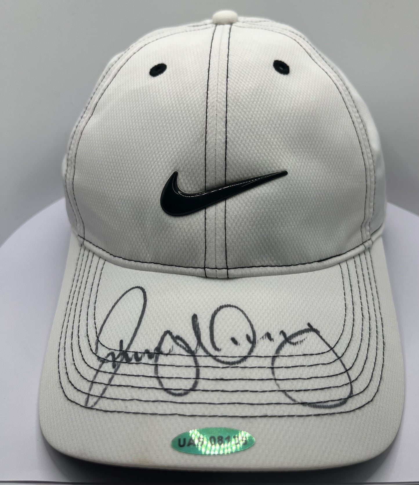 Rory McIlroy Signed White & Black Golf Cap with COA