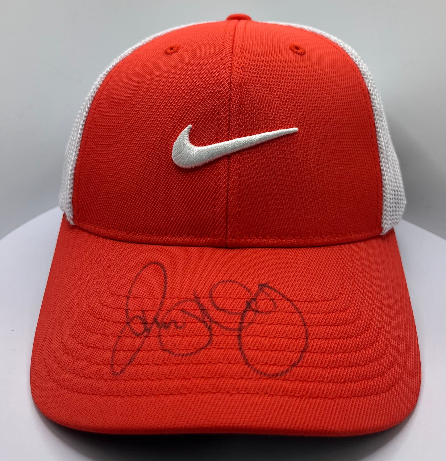 Rory McIlroy Signed Red & White Nike Golf Cap (1) with COA