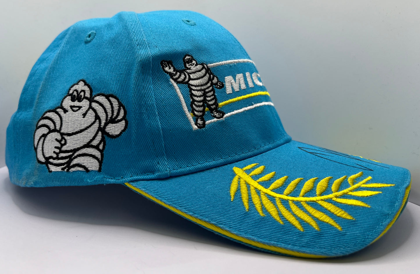 Kenny Roberts Signed Blue & Yellow Michelin MotoGP Podium Cap with COA