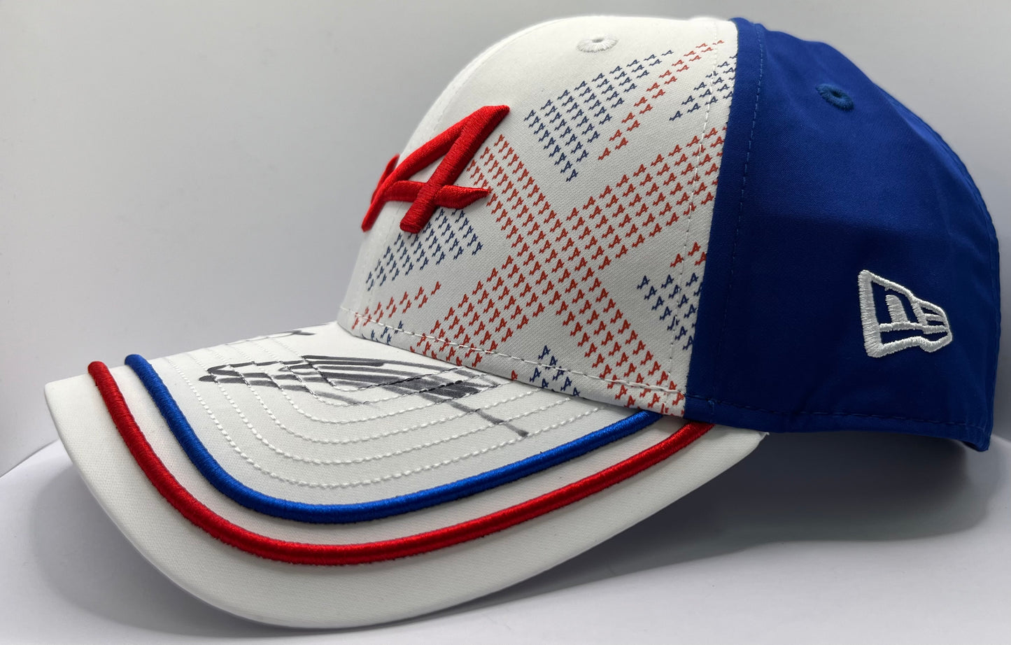 Pierre Gasly & Esteban Ocon - 2023 Season Formula One Alpine Drivers Signed White, Red & Blue F1 Cap with COA