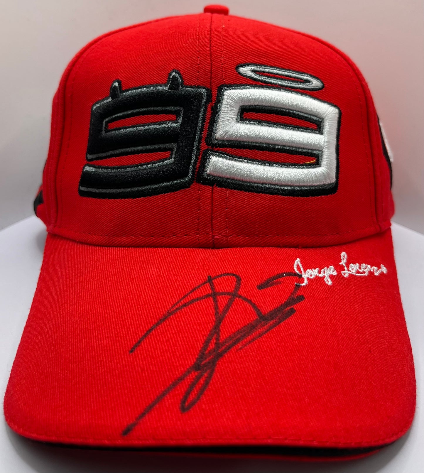 Jorge Lorenzo Signed Ducati '99' Red MotoGP Cap with COA