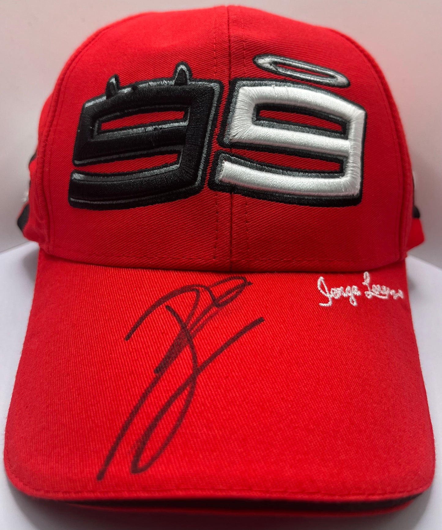 Jorge Lorenzo Signed Ducati '99' Red MotoGP Cap with COA