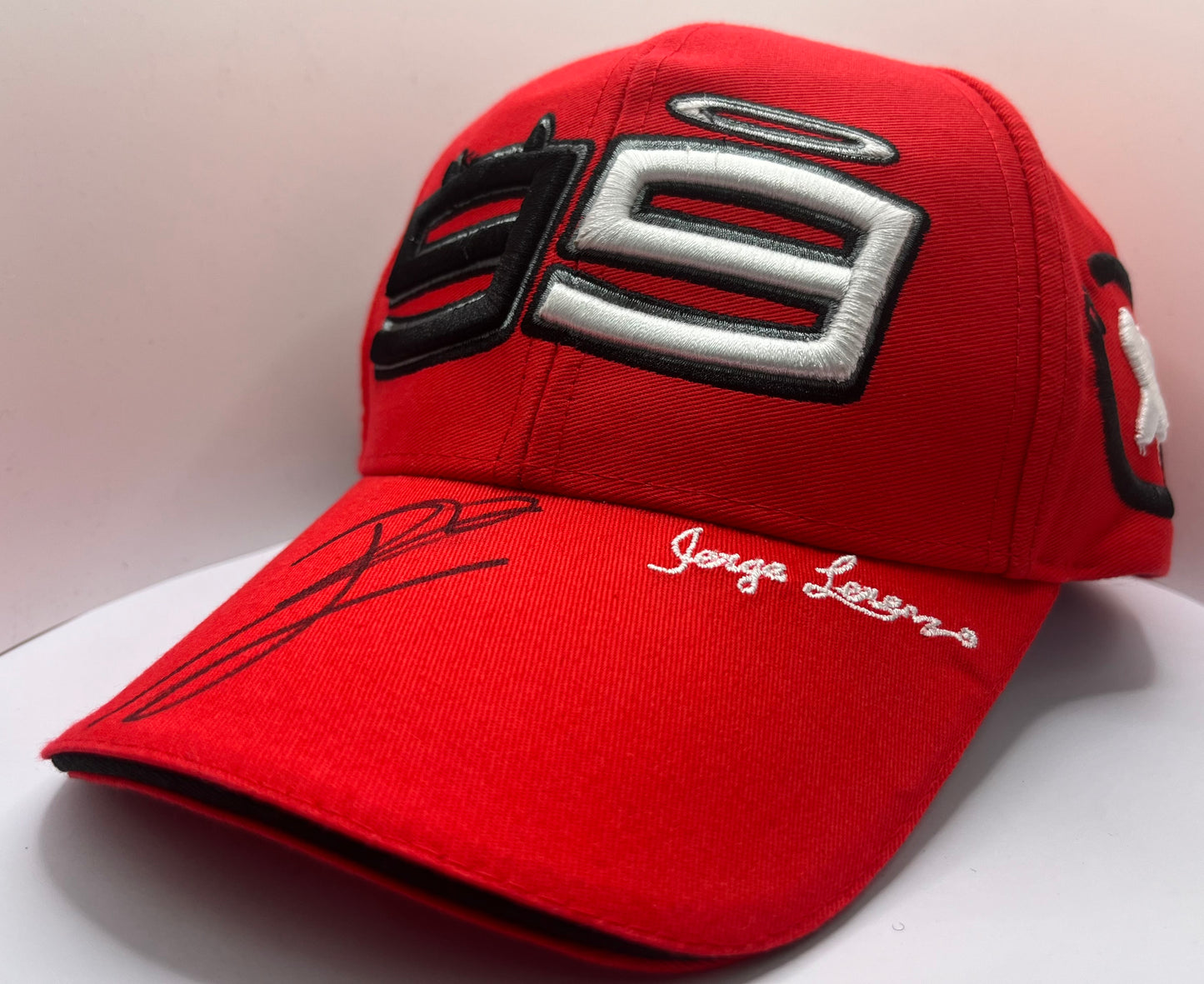 Jorge Lorenzo Signed Ducati '99' Red MotoGP Cap with COA