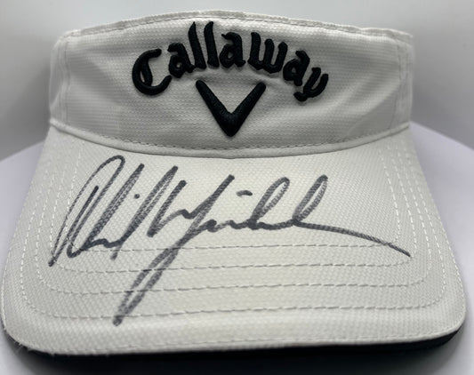 Phil Mickelson Signed Callaway Golf Visor with COA