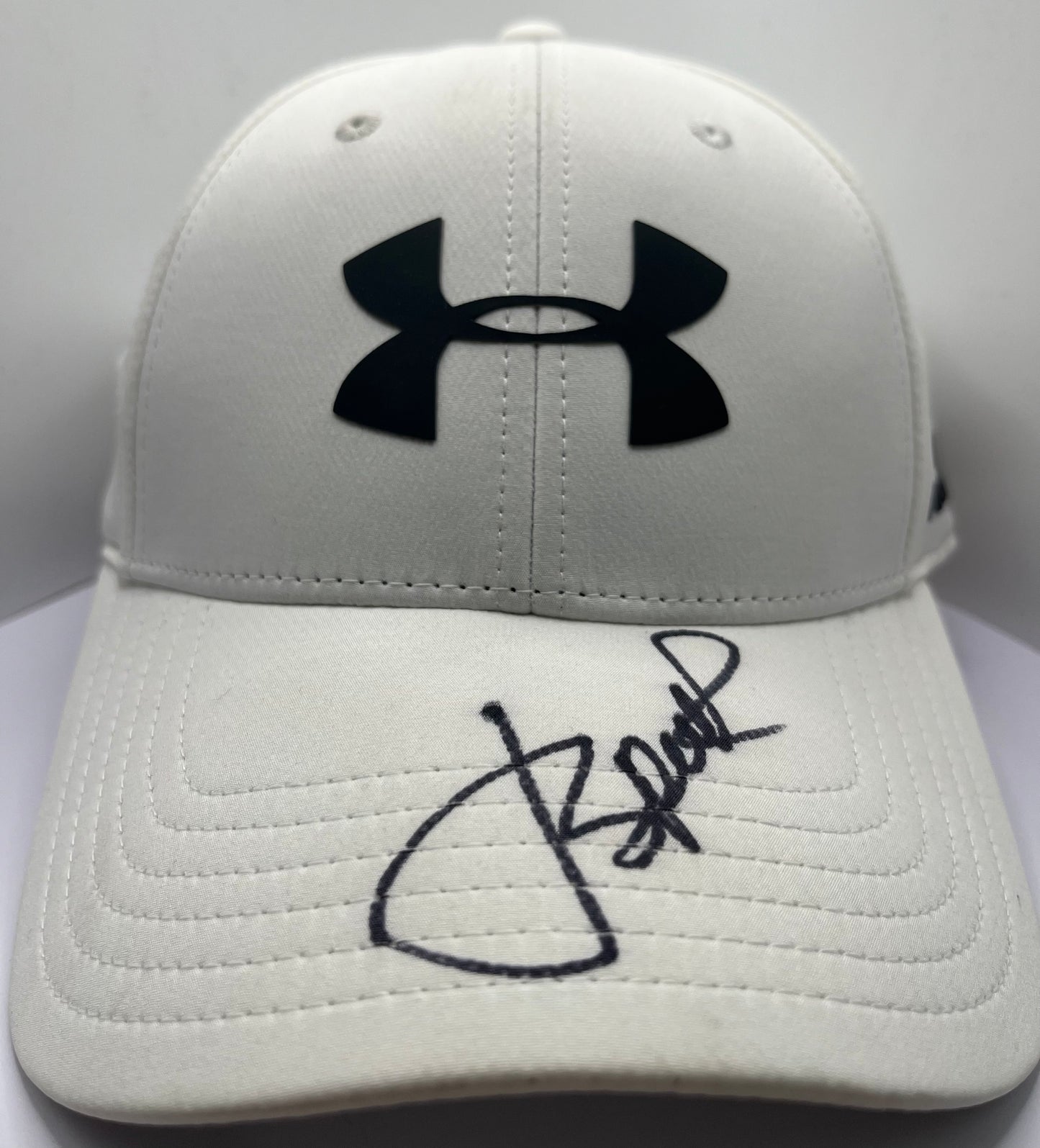 Jordan Spieth Signed White & Black Under Armour Golf Cap with COA