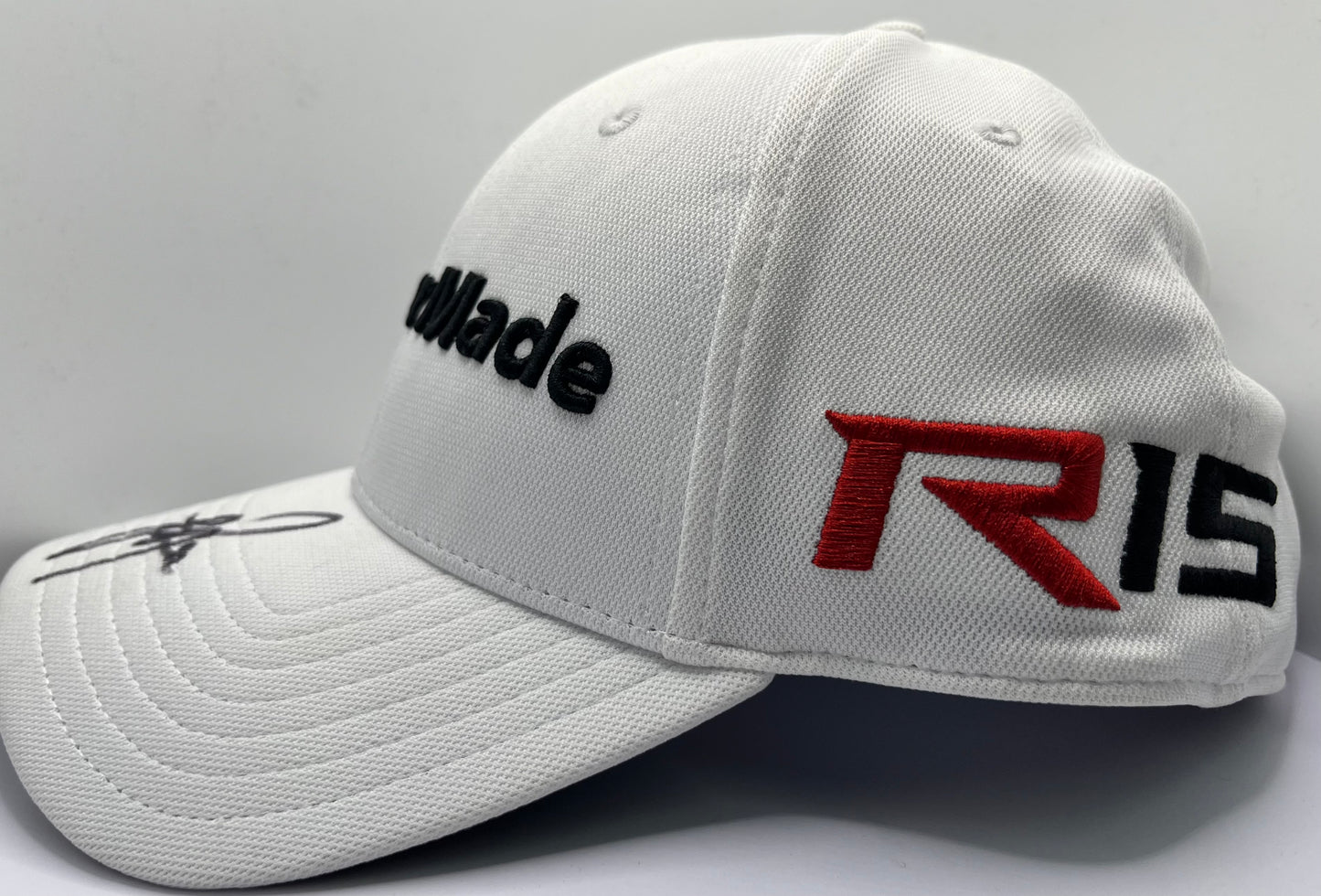 Justin Rose Signed White TaylorMade Golf Cap with COA