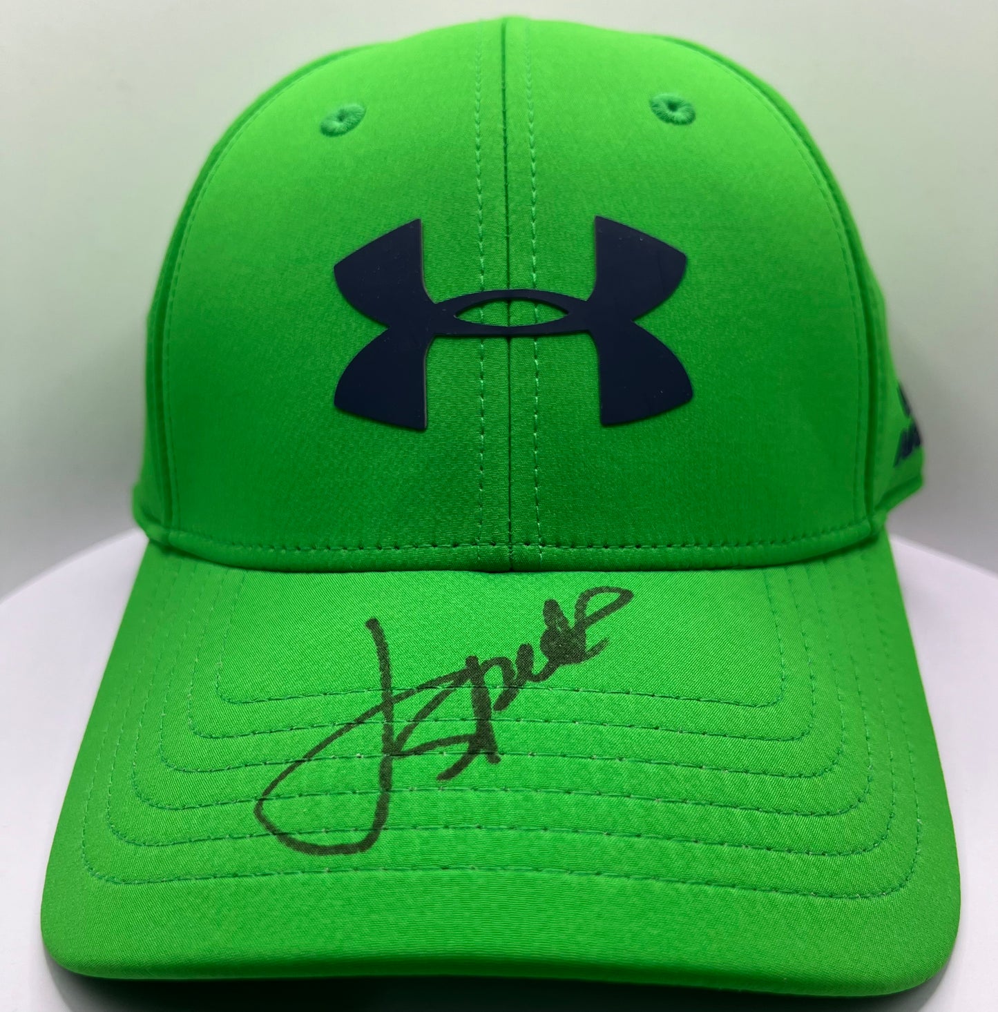 Jordan Spieth Signed Green Under Armour Golf Cap with COA