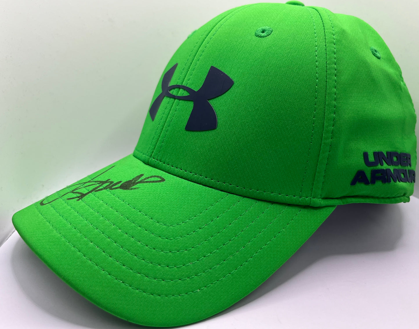 Jordan Spieth Signed Green Under Armour Golf Cap with COA