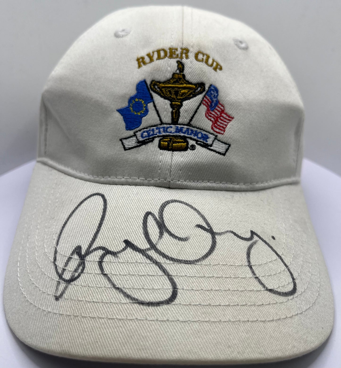Rory McIlroy Signed 2010 Ryder Cup at Celtic Manor Golf Cap with COA