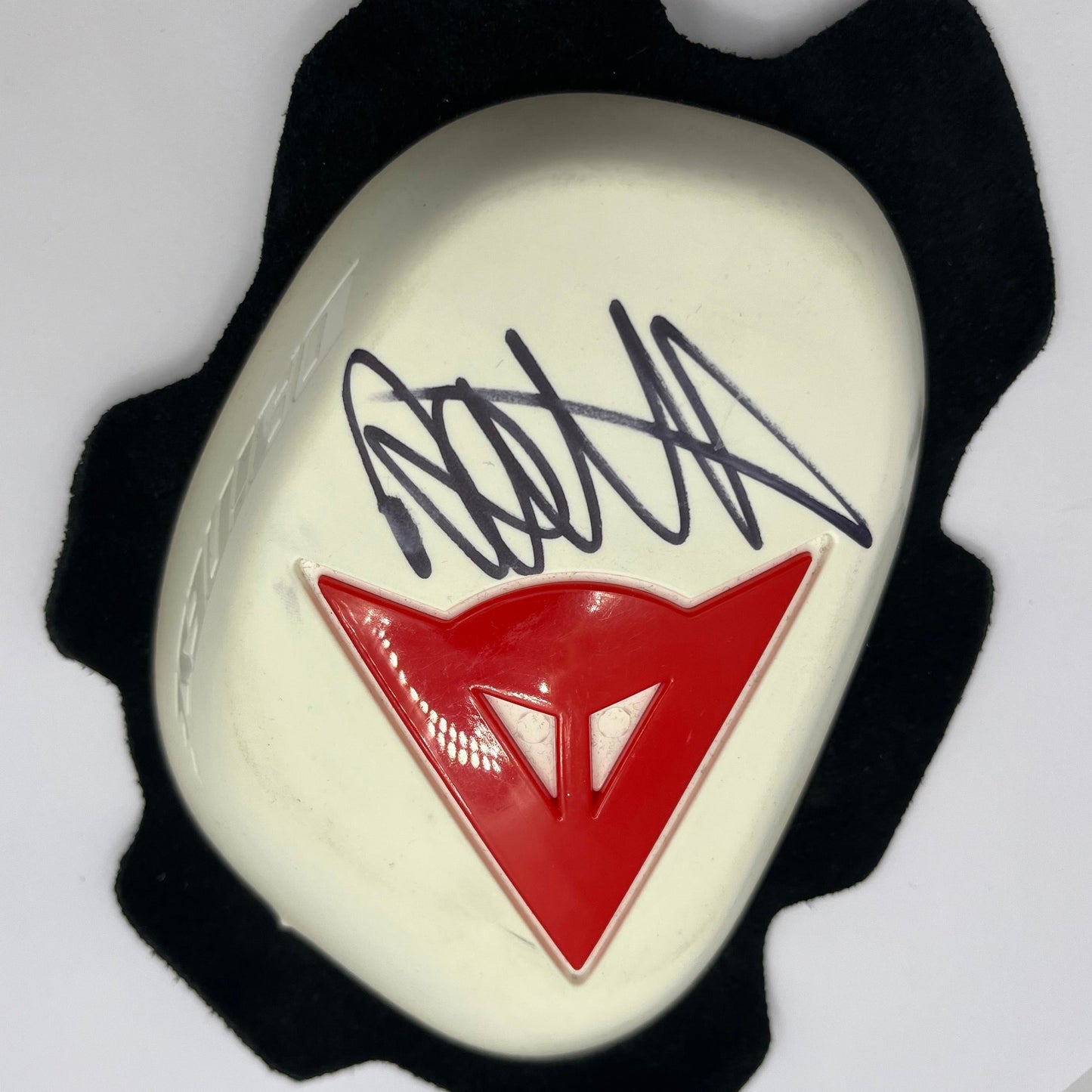 Valentino Rossi MotoGP World Champion Signed Dainese Knee Slider + Dealer COA