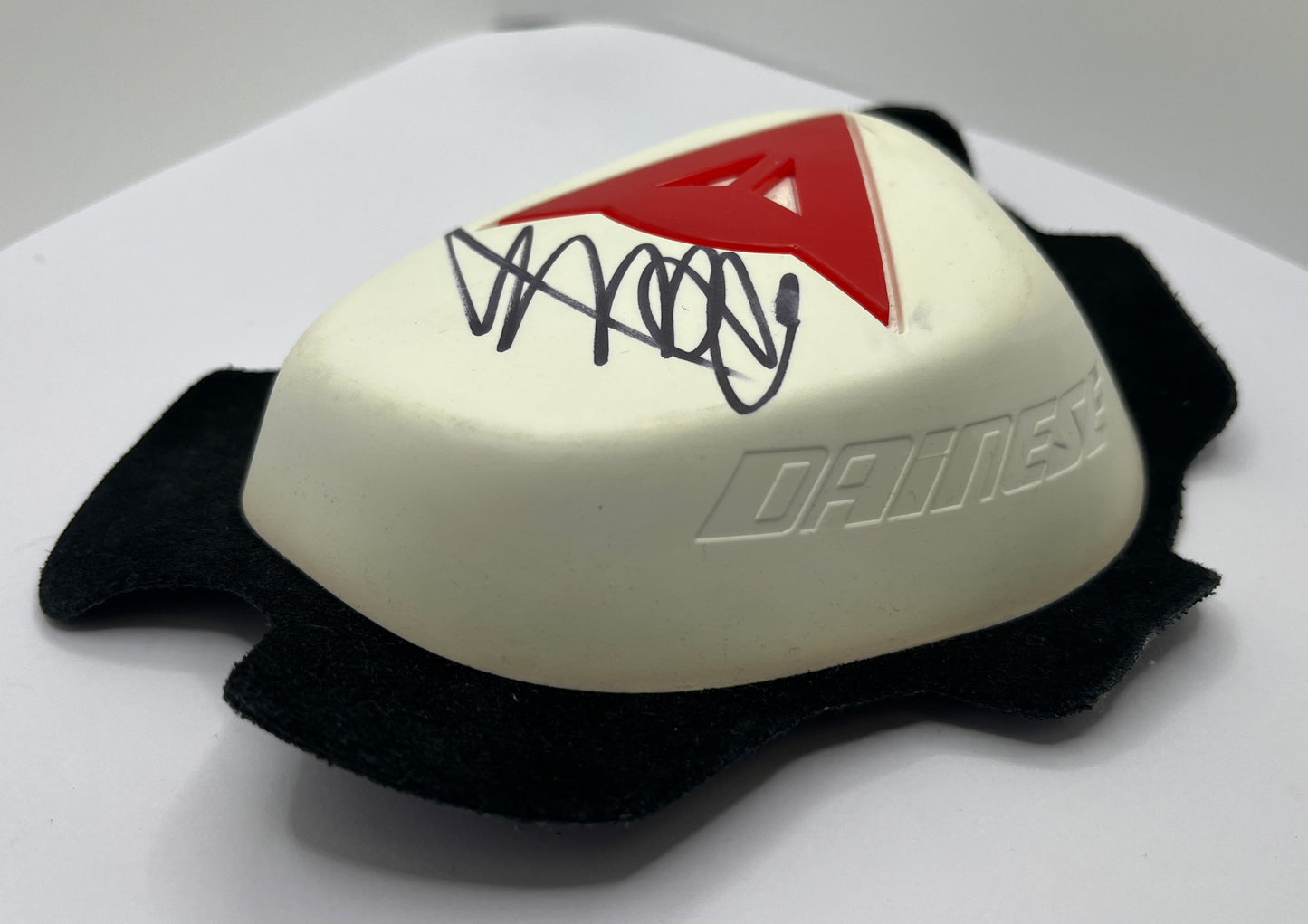 Valentino Rossi MotoGP World Champion Signed Dainese Knee Slider + Dealer COA
