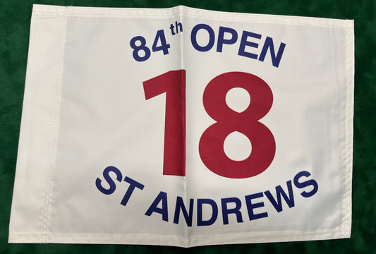84th Open Championship at St Andrews Unsigned Golf Flag (White)
