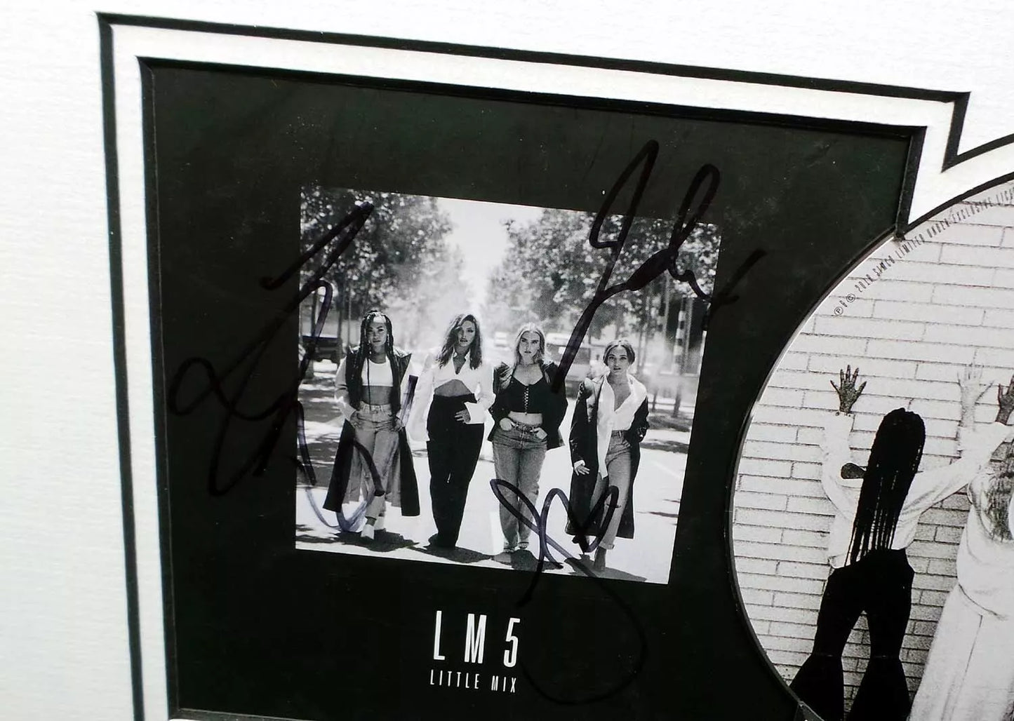 Little Mix British Girl Group Signed & Framed 'LM5' CD Display with COA