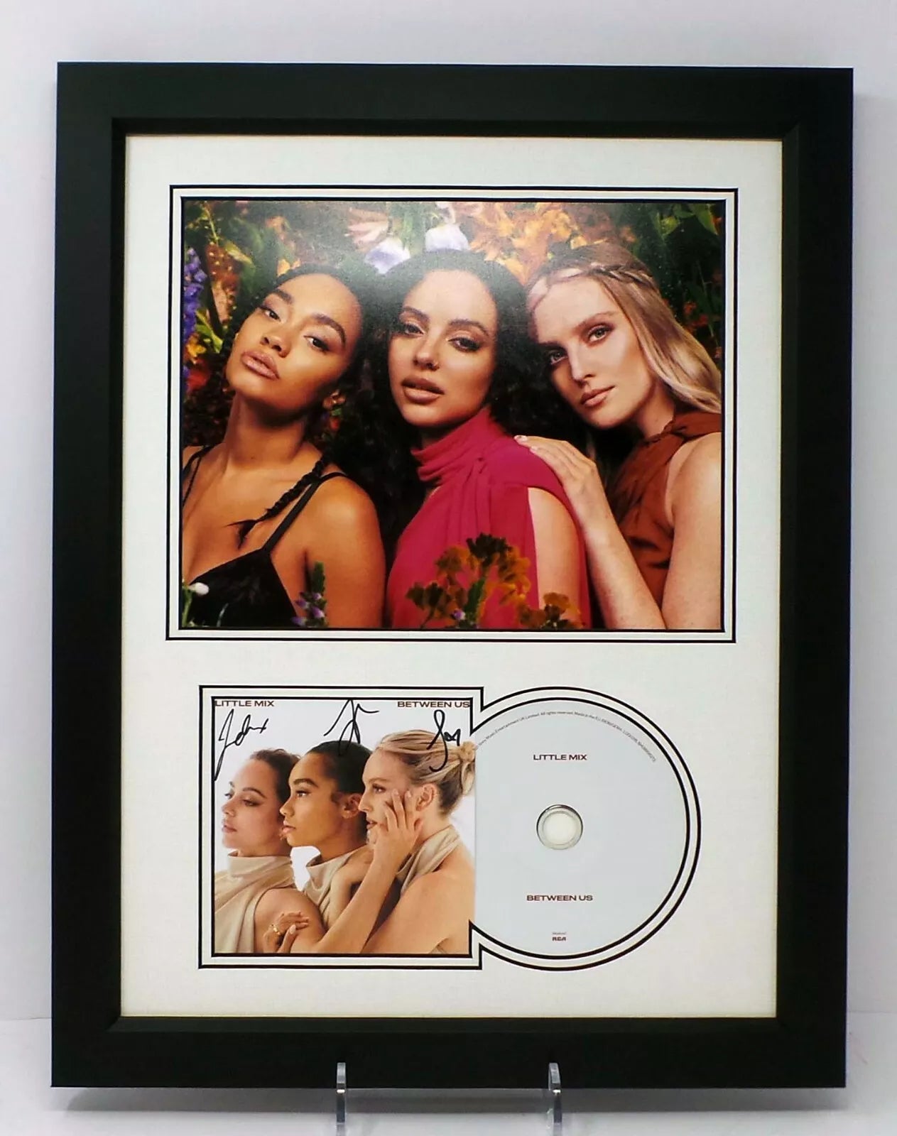 Little Mix British Girl Group Signed & Framed 'Between Us' CD Display with COA