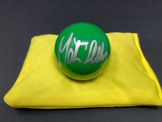 Mark Selby Signed GREEN Snooker Ball + Dealer COA