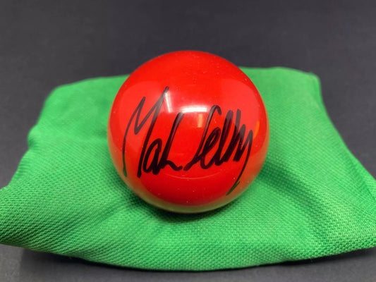 Mark Selby Signed RED Snooker Ball + Dealer COA